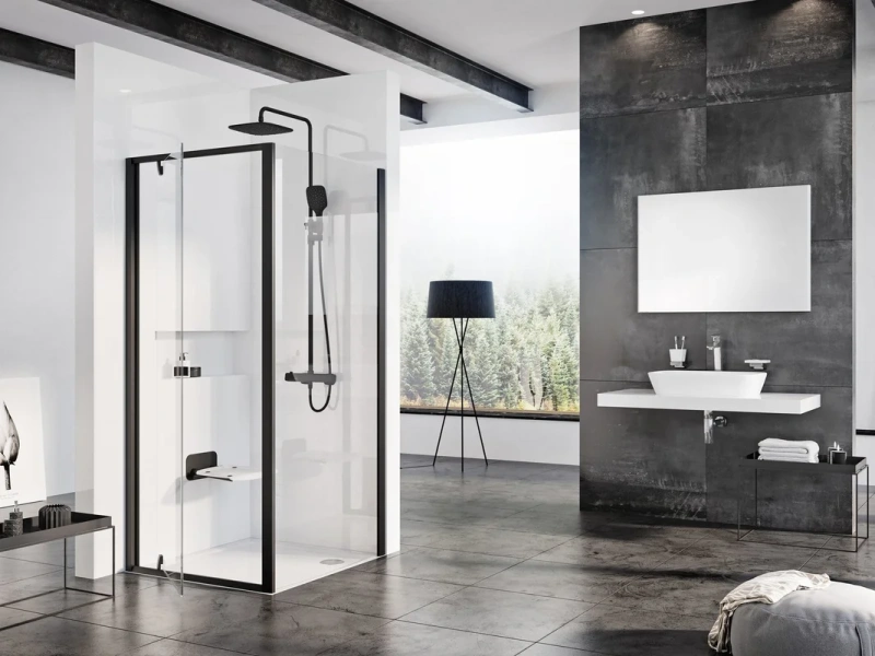 Сиденье для душа Ravak OVO белое/черное матовое B8F0000060 (детальная фотография), в наличии index_1