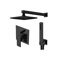 Душевой комплект Gattoni Kubik черный