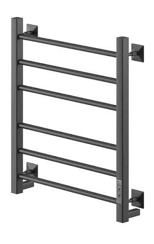 Полотенцесушитель электрический Ника Step 60х50 см черный матовый - фото 2