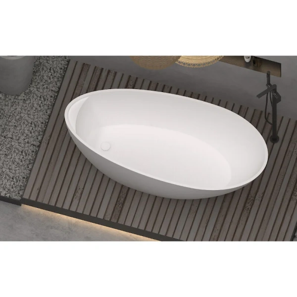 Акриловая ванна Timo MARI1700, 170 х 80 см, цвет белый (детальная фотография), современныe, hi-tech