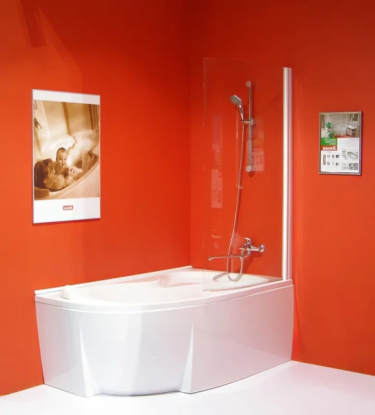 Панель, цвет белый, Ravak Rosa 95 160 R CZ58100A00 (детальная фотография) index_1