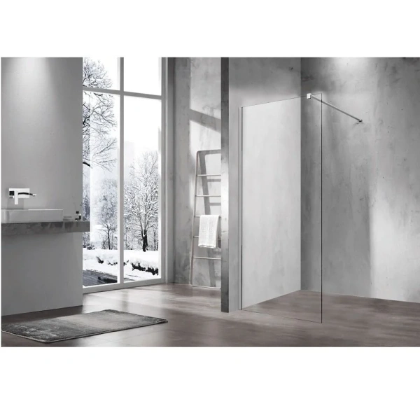 Душевая перегородка Vincea Walk-In 60 см профиль хром VSW-1H600CL (детальная фотография), хром