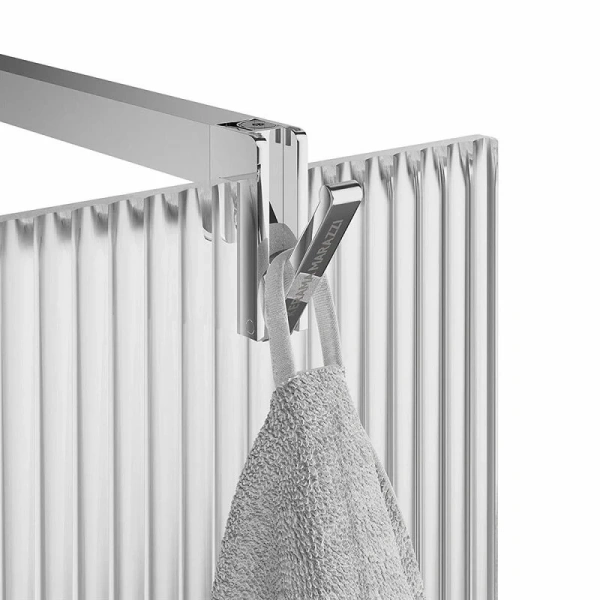 Душевая перегородка Kerama Marazzi Cristallo 120 см профиль хром CT.120.WI.CR (детальная фотография), современные, hi-tech