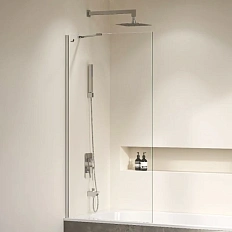 Шторка для ванны RGW Screens SC-151 80x150 см профиль хром