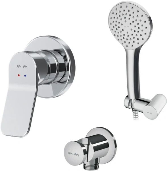 Душевой комплект Am.Pm X-Joy с внутренней частью FB85A2H000 (детальная фотография)