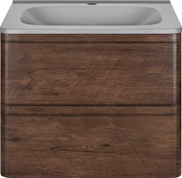 Тумба под раковину подвесная Vincea Vico 58,9 см R.Wood VMC-2V600RW (детальная фотография), комплект (набор)