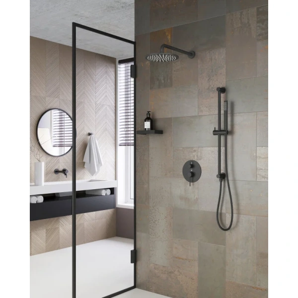 Душевой комплект Timo Saona черный SX-2309/03SM (детальная фотография), душевые комплекты, наборы