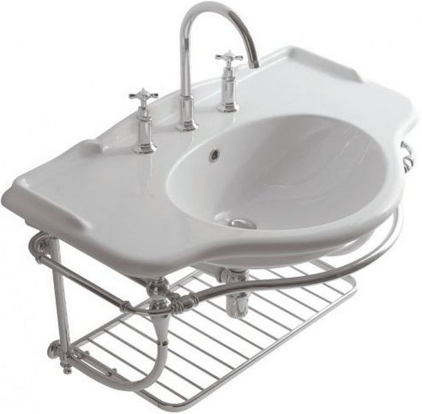 Консоль с раковиной Globo Paestum PA0221X (детальная фотография)