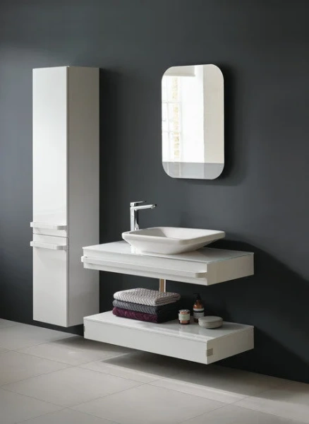 Смеситель для раковины Ideal Standard Tonic II высокий A6329AA (детальная фотография), современные, hi-tech