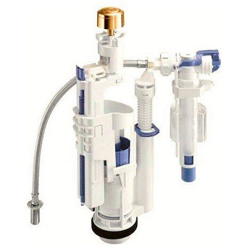 Механизм слива Kerasan Retro золото 750991 (детальная фотография)