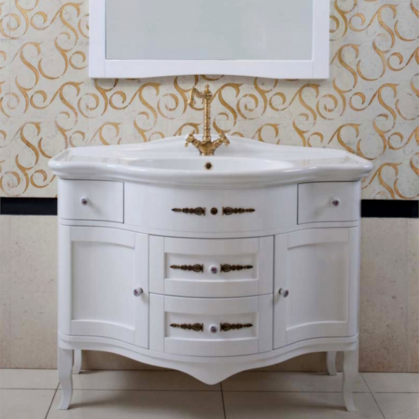 Мебель для ванной La Beaute Sabrina 102 C (детальная фотография), 110 см