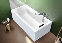 Акриловая ванна Riho Lugo Plug & Play B132015005/B132016005, 170 x 75 см, левая/правая, цвет белый