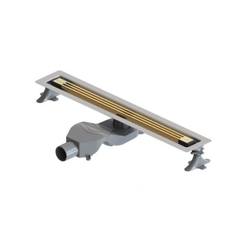 Душевой лоток Boheme B&T Infinity 60 см золото - фото 1