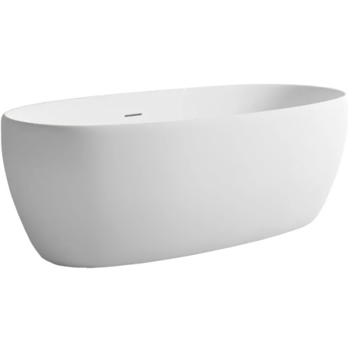 Ванна из искусственного камня Salini Luce 170x85 см белая матовая 100121M (детальная фотография)