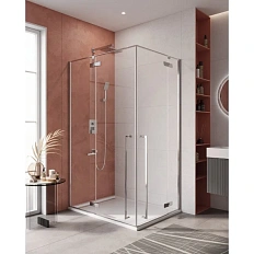 Душевой уголок Cezares Liner 120x90 см правый