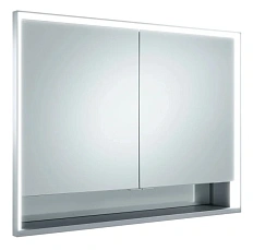 Зеркальный шкаф с подсветкой Keuco Royal Lumos 100 см с розеткой