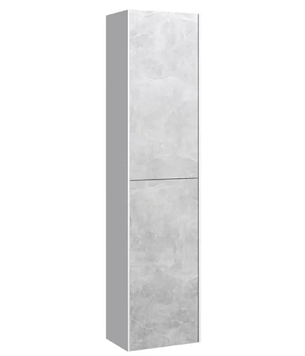 Комплект дверей пенала Aqwella Mobi 35 см бетон светлый - фото 2