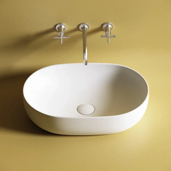 Раковина Ceramica Nova Element 60 см белая CN6047MW (детальная фотография), белые