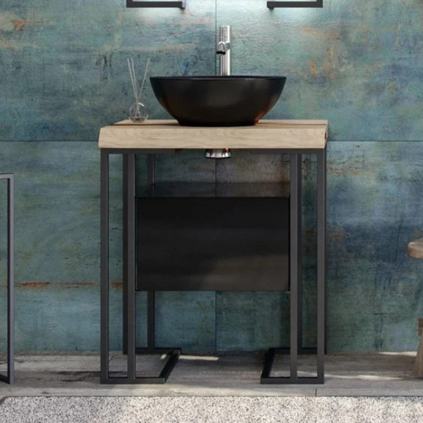 Напольные конструкции под столешницу Velvex Gelou черные kmGEL.2-54 (детальная фотография)