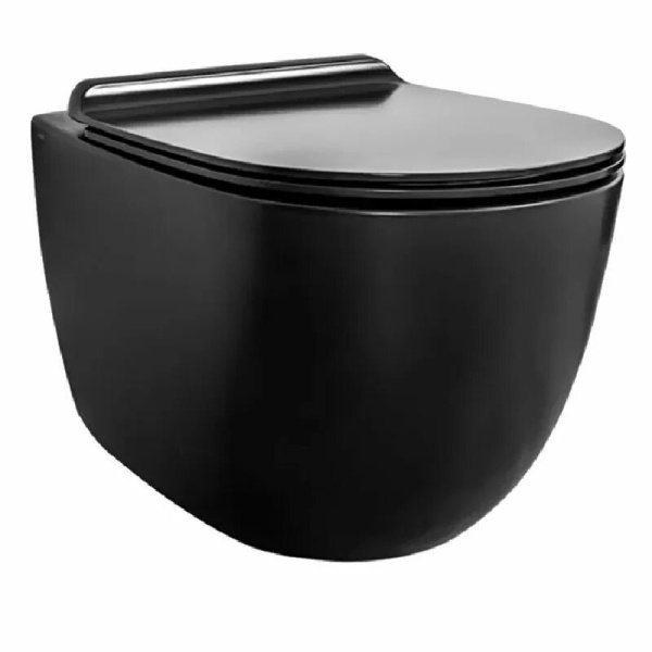 Унитаз подвесной Simas Vignoni черный глянцевый VI18nero bril (детальная фотография)