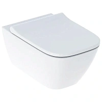 Унитаз подвесной Geberit Smyle Square с сиденьем микролифт