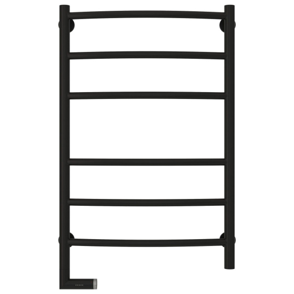 Полотенцесушитель электрический Сунержа Галант 2.0 50х80 см левый, матовый черный 31-5200-8050 (детальная фотография), современные, hi-tech