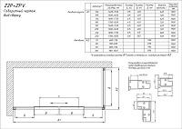Душевой уголок профиль бронза стекло прозрачное Vegas-glass