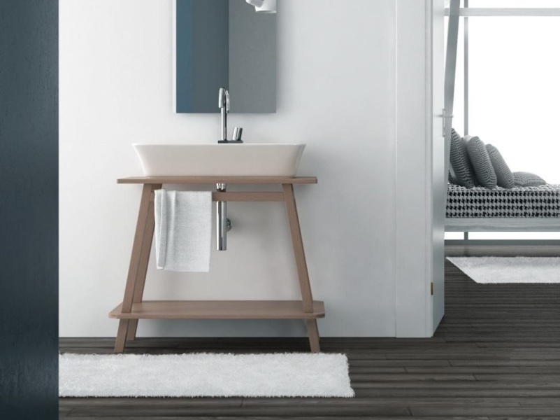 Раковина ArtCeram Cow CWL003 (детальная фотография), подвесные, накладные (на столешницу), пристенные