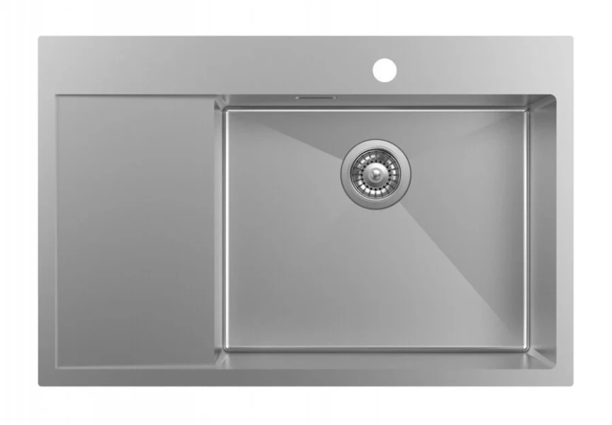 Мойка для кухни IDDIS Haze 78 см чаша слева HAZ78SLi77 (детальная фотография), с одной основной чашей