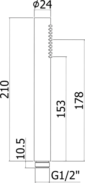 Лейка для душа Paffoni Master хром ZDOC067CR (детальная фотография), современные, hi-tech