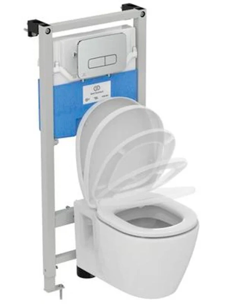 Клавиша смыва Ideal Standard Prosys Oleas пневматическая, хром R0124AA (детальная фотография), пластиковые