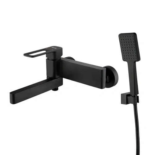 Смеситель для ванны IDDIS Slide черный матовый - фото 4