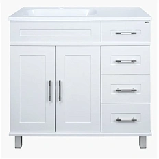 Тумба под раковину напольная Misty Купер 90 см белая