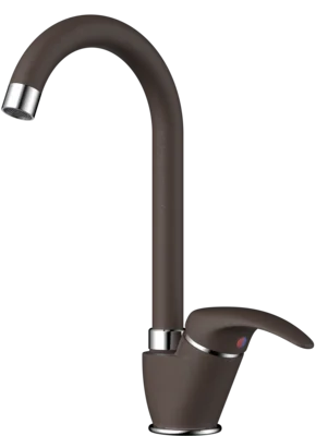 Смеситель для кухни Omoikiri Umi-DC темный шоколад 4994271 (детальная фотография)