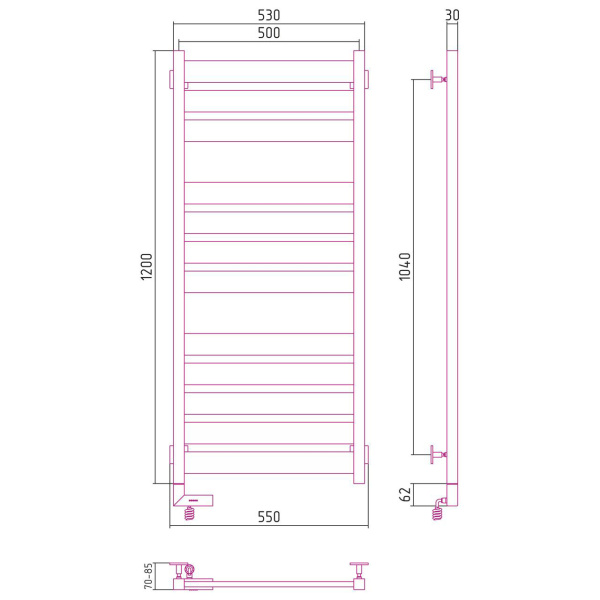 Схема (детальная фотография), белыe