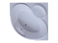 Ванна акриловая Акватек Эпсилон 150x150 см с фронтальным экраном и вклеенным каркасом