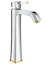 Смеситель для раковины, хром-золото, Grohe Grandera 23313IG0