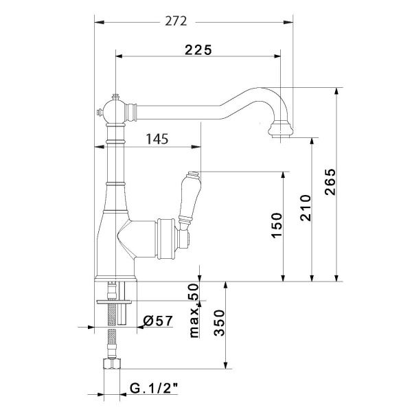 Схема (детальная фотография), на мойку, на столешницу