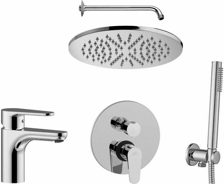 Душевой комплект Paffoni Green 5 в 1 хром 00255127 (детальная фотография)