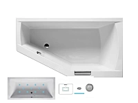 Ванна гидромассажная Riho Geta 160 x 90 см, AIR, левая/правая