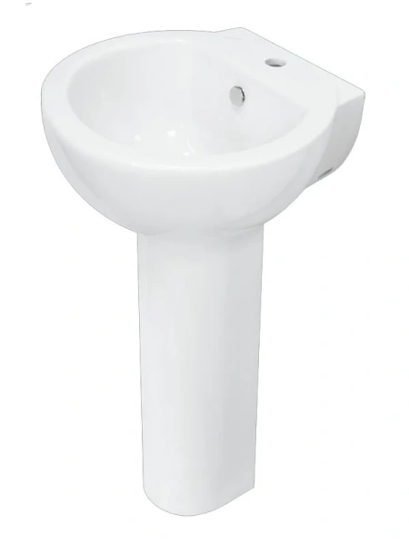 Раковина Sanita Luxe Art 50 см фарфор WB.PD/Art/50-C/WHT.G/S1 (детальная фотография)