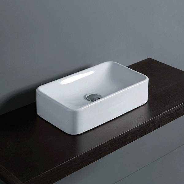 Раковина Simas Flow FL 12 (детальная фотография), накладные (на столешницу)