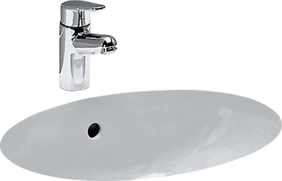 Раковина Laufen Birova 53 см встраиваемая снизу 8.1119.1.000.000.1 (детальная фотография)