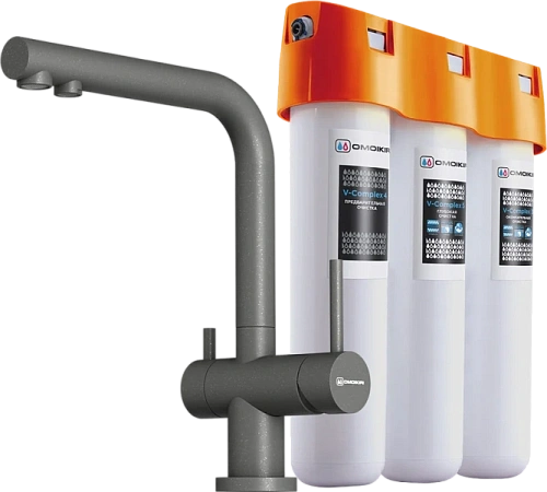 Смеситель для кухни Omoikiri Nagano-PL-P платина - фото 9