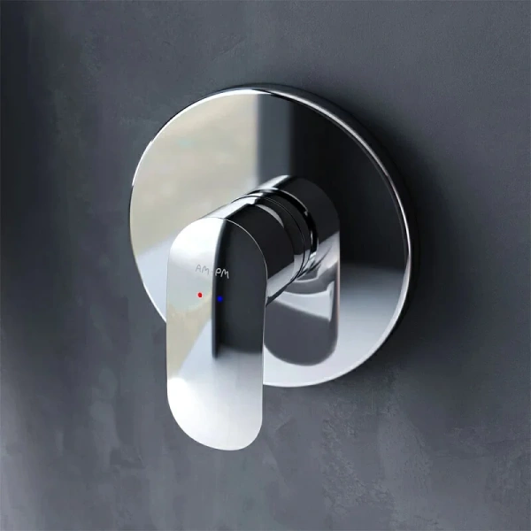 Смеситель для душа AM.PM Like F8075000 (детальная фотография), недорогие, округлая форма