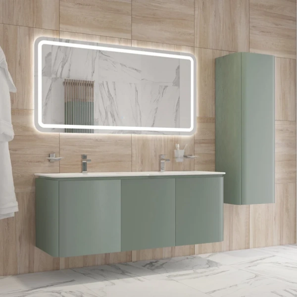 Зеркало с подсветкой Cezares Stylus 150 см прямоугольное CZR-SPC-STYLUS-1500-700-TCH-WARM (детальная фотография), полотно