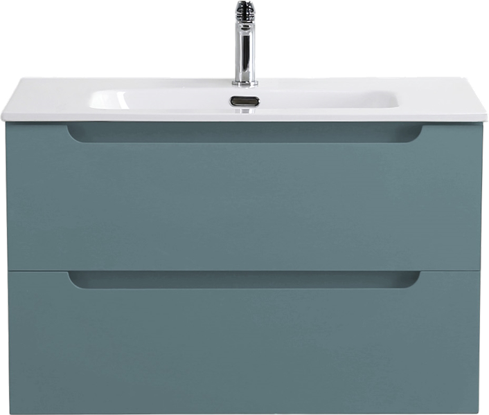 Тумба под раковину подвесная BelBagno Etna 80 см голубой матовый ETNA-800-2C-SO-AO (детальная фотография)