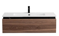 Тумба под раковину подвесная Cezares Slider 100 см орех дымчатый
