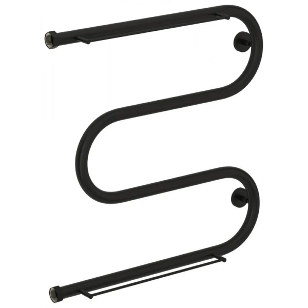 Полотенцесушитель водяной Сунержа М-образный 60x60 см черный матовый 31-4008-6060 (детальная фотография)