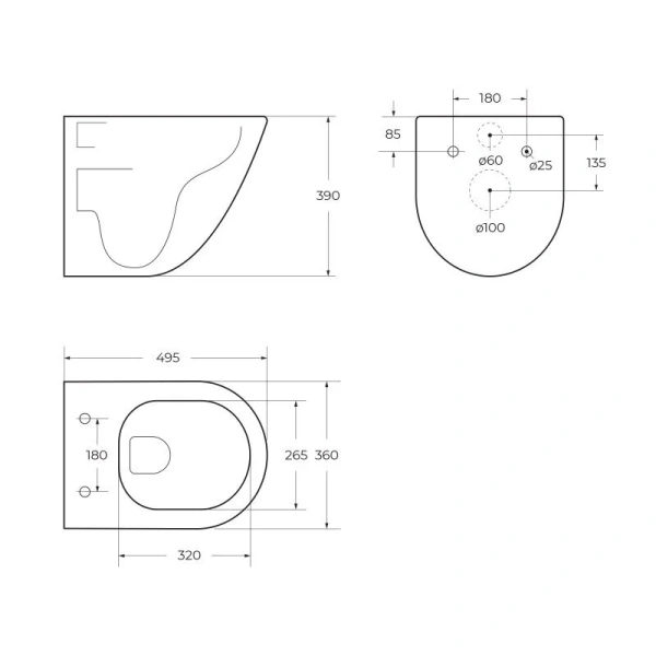 Унитаз подвесной BelBagno Amanda с сиденьем микролифт BB051CH-TOR-FC/SC (детальная фотография) index_1